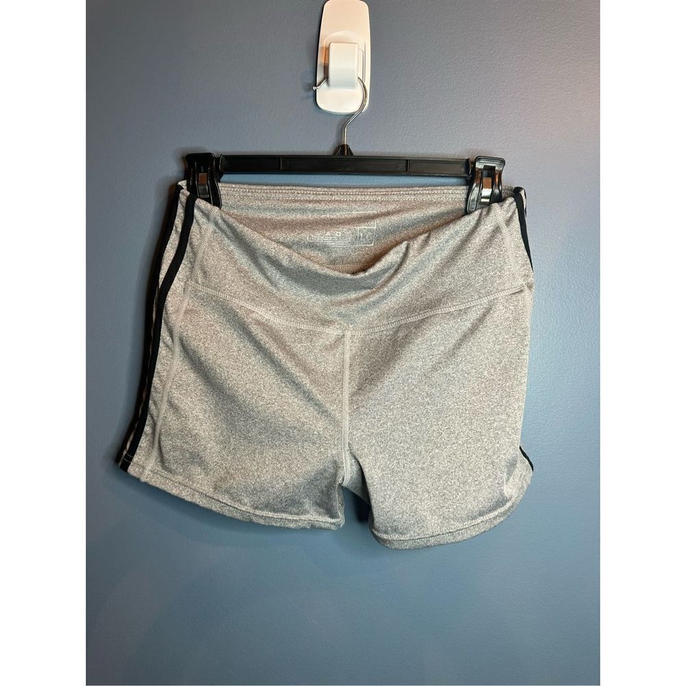 The Barbell Cartel Women's Side Stripe Mid Rise Stretch Active Shorts Size Large
